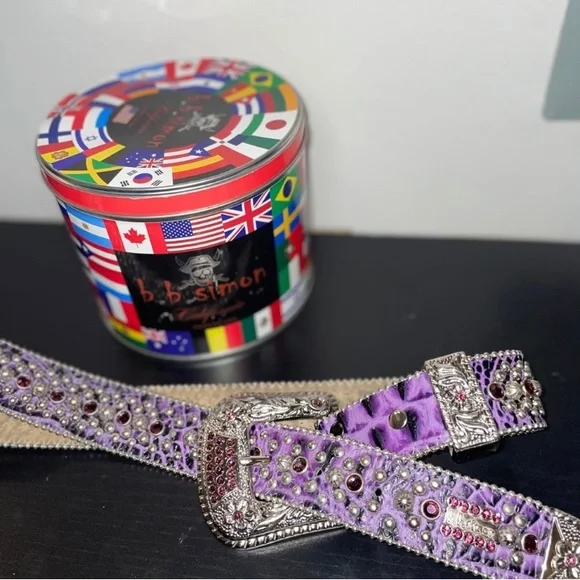 Purple Bb Simon Cheap Bb Simon Lavasan Belt Purple Bb Simon